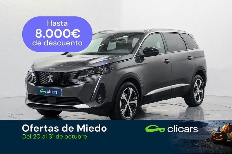 Gris Usado 2023 Peugeot 5008 Allure Monovolumen | 21.790 € (Precio justo) - Imagen 1/4