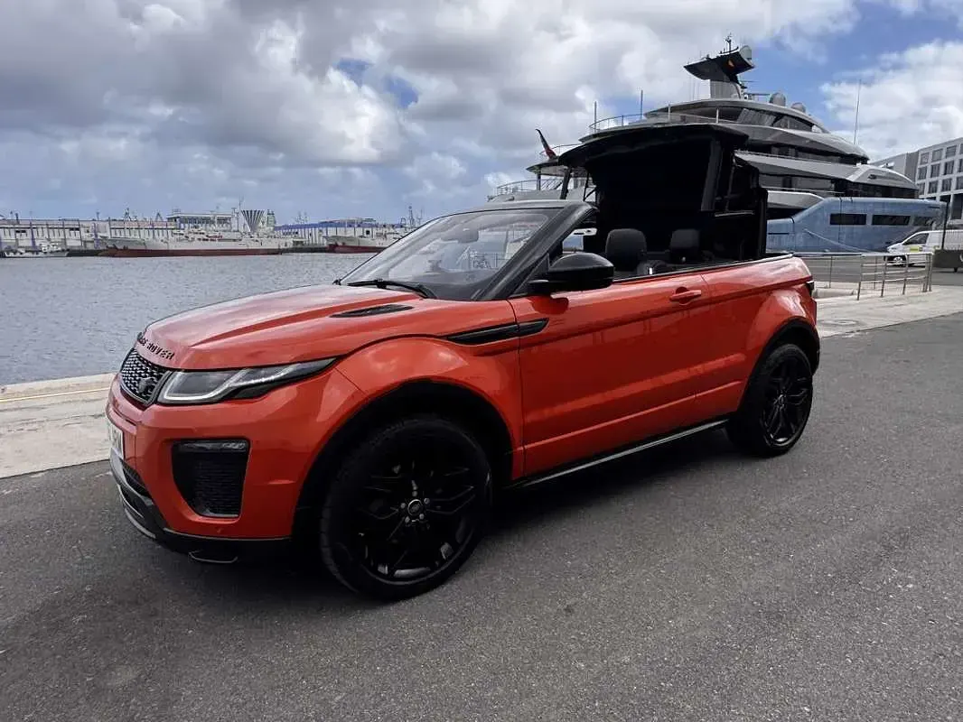 Usado Land Rover Range Rover evoque HSE Dynamic 179 CV (131 kW) 2016 Naranja Descapotable