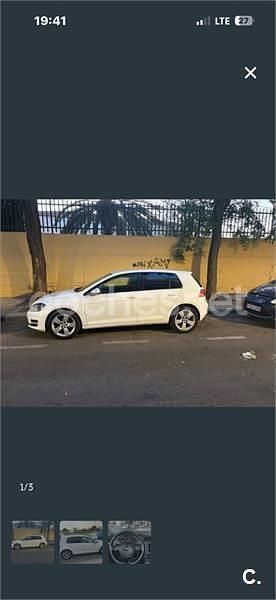 Usado VW Golf VII 105 CV (77 kW) 2013 Blanco Berlina