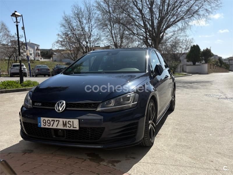 Usado VW Golf VII GTD 184 CV (135 kW) 2016 Azul Berlina