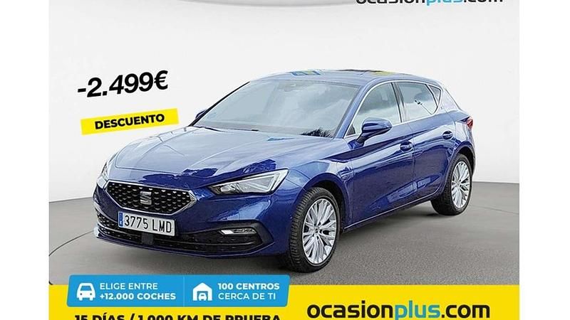 Azul Usado 2021 Seat Leon XCELLENCE Utilitario | 18.500 € (Buen precio) - Imagen 1/4