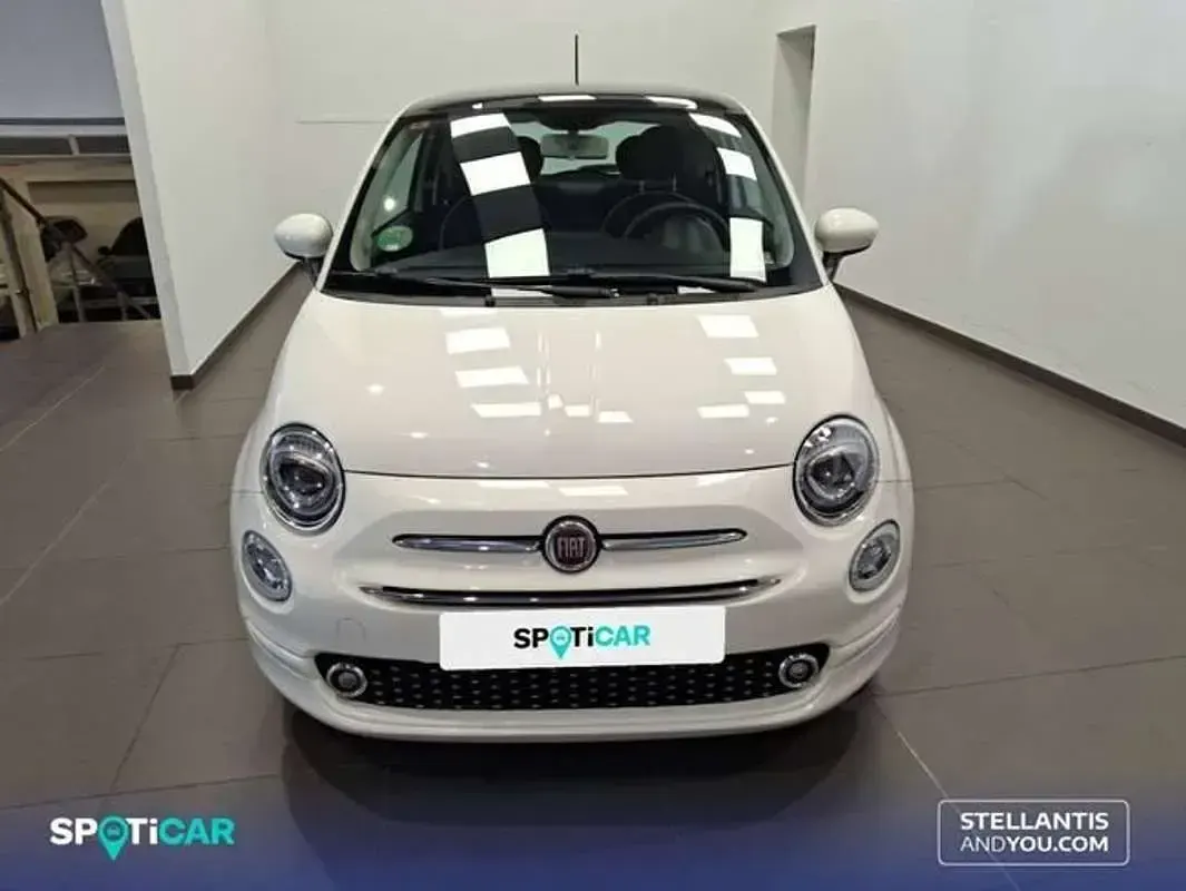Usado Fiat 500 Lounge 69 CV (50 kW) 2019 Blanco Utilitario