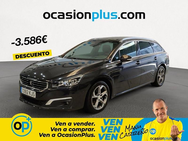 Usado Peugeot 508 Allure 180 CV (132 kW) 2018 Gris Familiar