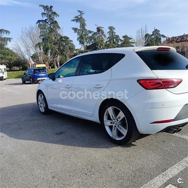 Usado Seat Leon FR 150 CV (110 kW) 2018 Blanco Berlina