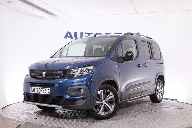 Usado Peugeot Rifter GT-line 130 CV (95 kW) 2019 Azul Monovolumen