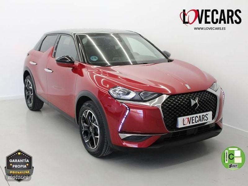 Usado DS Automobiles DS3 Chic 110 CV (80 kW) 2021 Rojo SUV