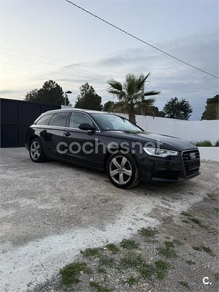 Usado Audi A6 204 CV (150 kW) 2012 Negro Familiar