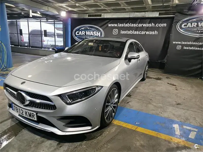 Usado Mercedes CLS350 286 CV (210 kW) 2018 Gris / plata Berlina