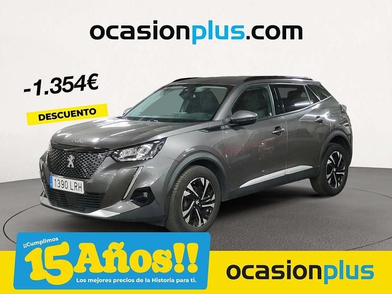 Negro Usado 2021 Peugeot 2008 Allure SUV | 14.650 € (Precio justo) - Imagen 1/4