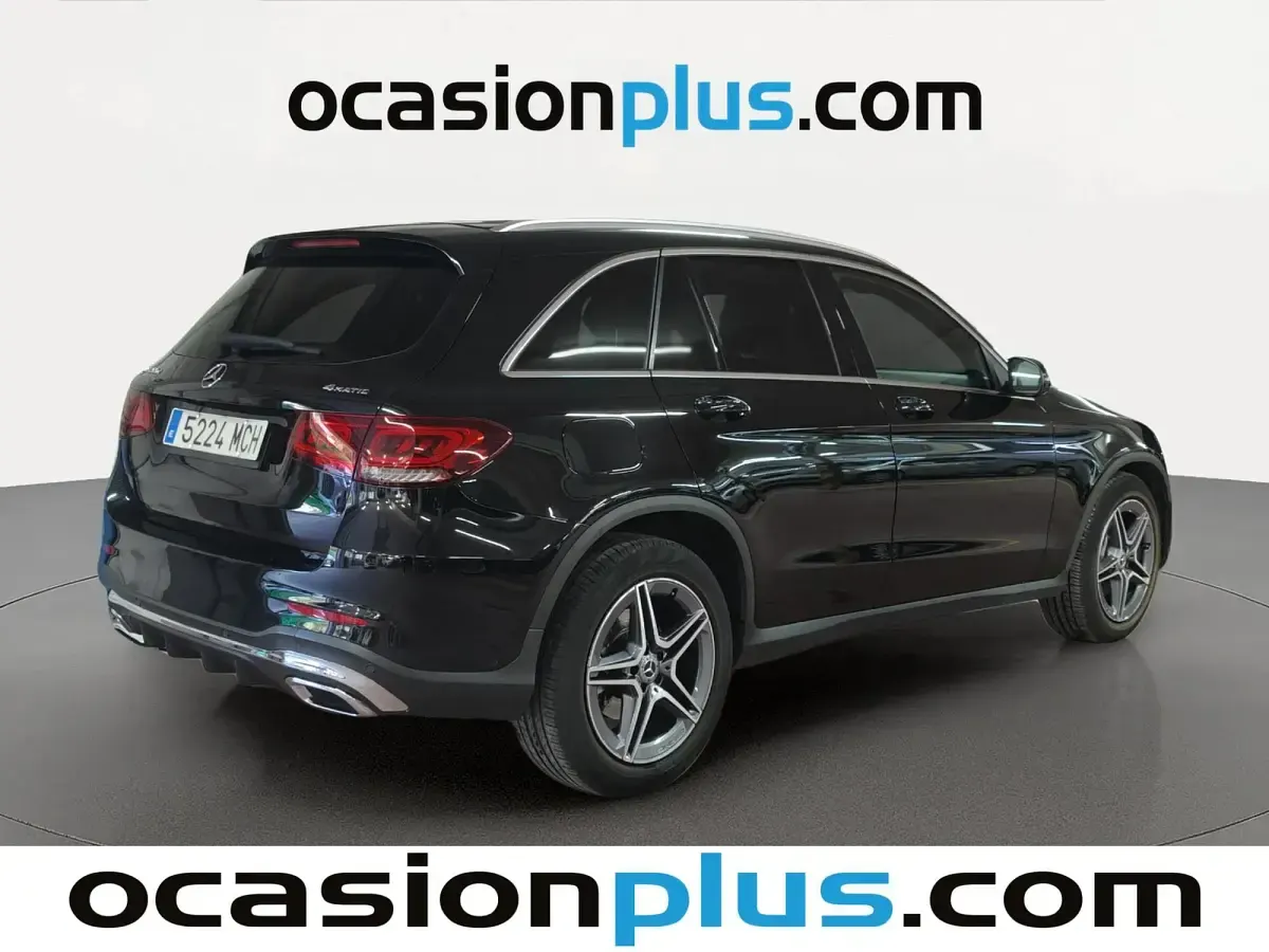 Usado Mercedes GLC200 AMG 163 CV (119 kW) 2022 Negro SUV