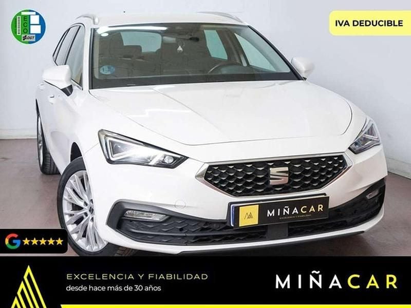 Blanco Usado 2021 Seat Leon ST XCELLENCE Familiar | 16.875 € (Precio justo) - Imagen 1/4