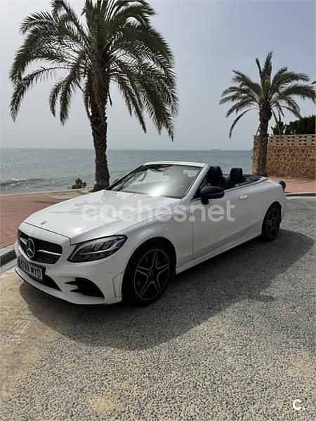 Usado Mercedes C200 184 CV (135 kW) 2018 Blanco Descapotable