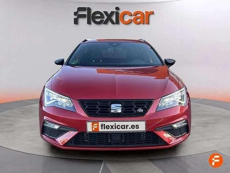Usado Seat Leon FR 150 CV (110 kW) 2020 Rojo Utilitario