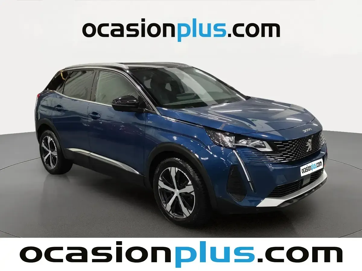 Usado Peugeot 3008 GT 130 CV (95 kW) 2024 Azul SUV
