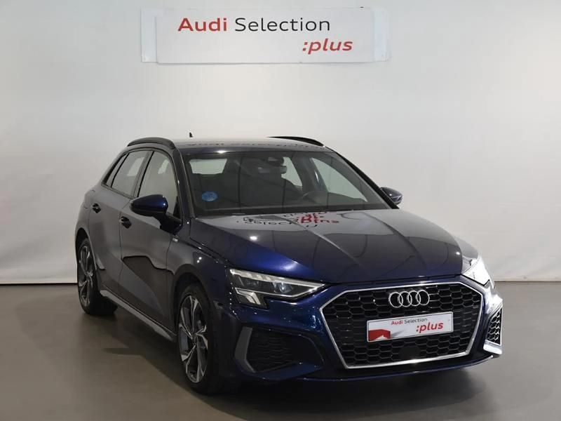 Azul Usado 2021 Audi A3 Sportback e-tron Advanced Plus Utilitario | 25.990 € (Un poco caro) - Imagen 1/4