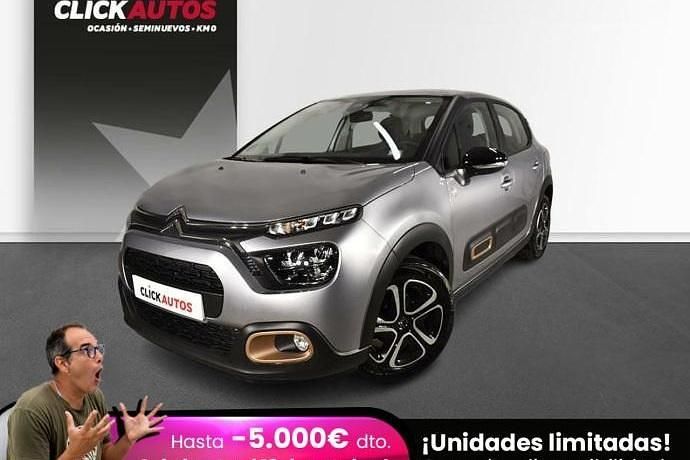 Gris Usado 2023 Citroën C3 PureTech Utilitario | 9350 € (Super precio) - Imagen 1/4