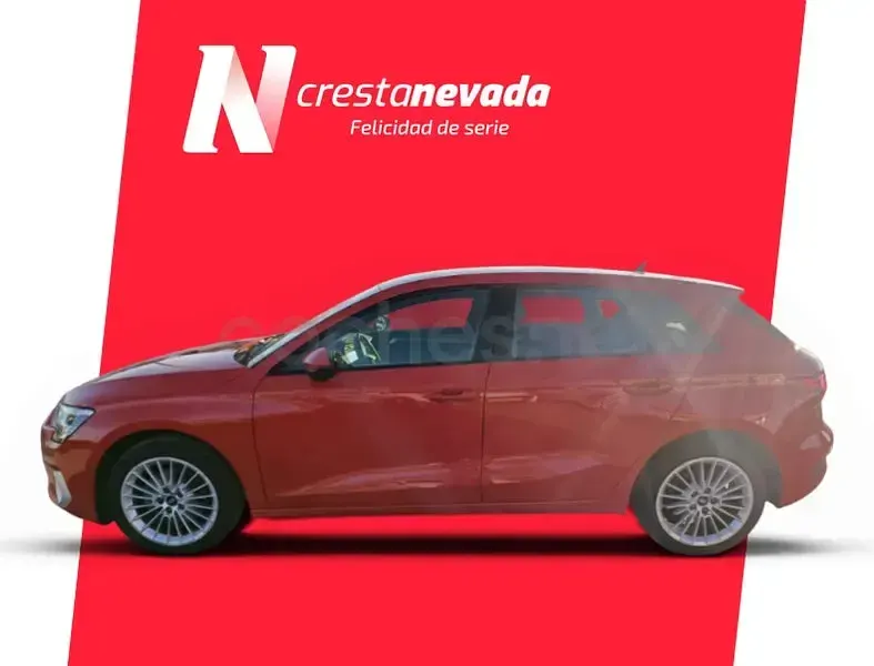 Usado Audi A3 Advanced Plus 150 CV (110 kW) 2023 Rojo Berlina