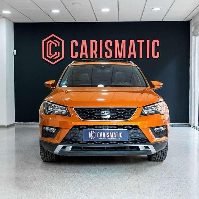 Usado Seat Ateca 4Drive 190 CV (139 kW) 2017 Naranja SUV