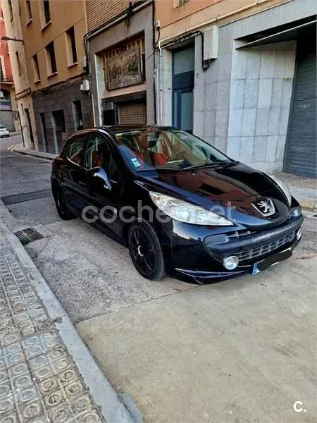 Usado Peugeot 207 Sport 95 CV (69 kW) 2009 Negro Berlina