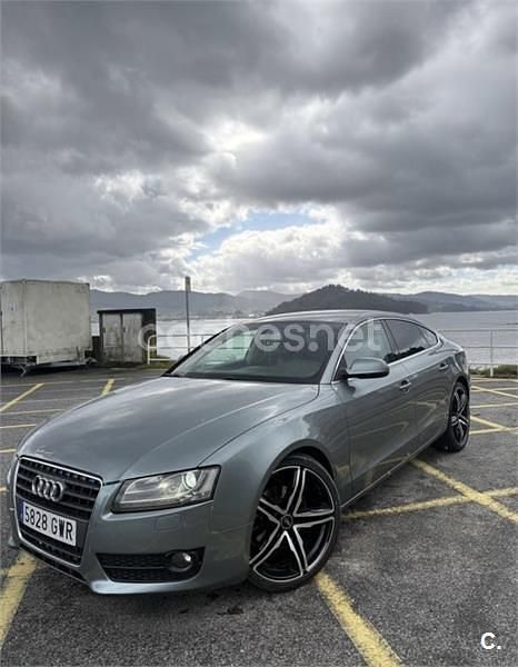 Usado Audi A5 Sportback S-Line 177 CV (130 kW) 2010 Gris / plata Utilitario