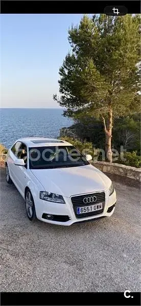Usado Audi A3 Ambition 140 CV (102 kW) 2010 Blanco Utilitario