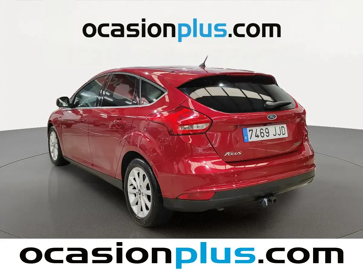 Brugt Ford Focus Titanium 125 HK (91 kW) 2015 Rød Hatchback