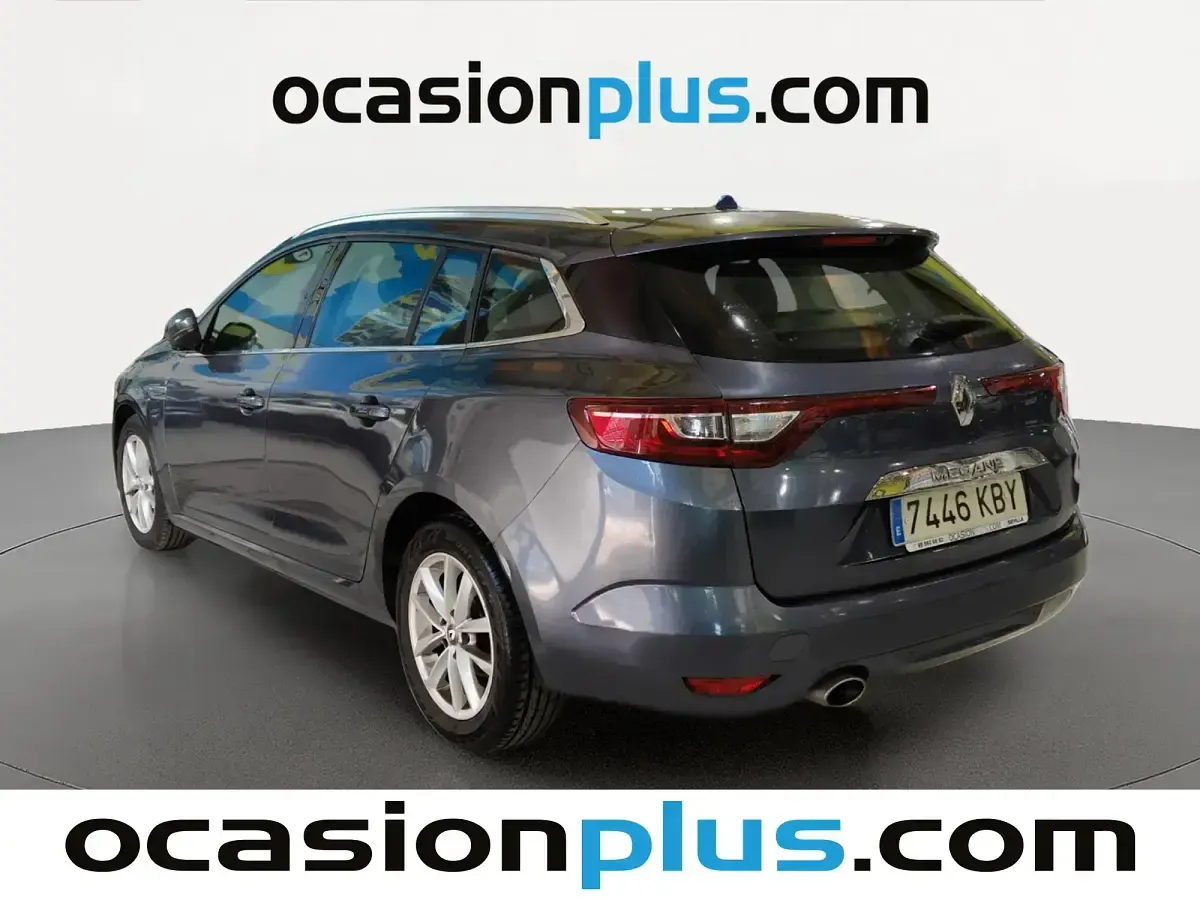 Usado Renault Mégane GrandTour Zen 130 CV (95 kW) 2017 Gris Familiar