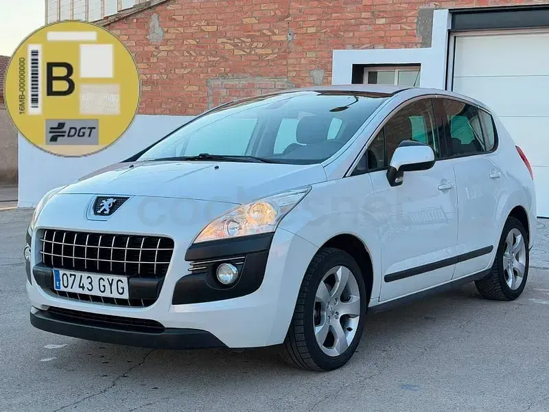 Usado Peugeot 3008 Premium 110 CV (80 kW) 2010 Blanco Familiar