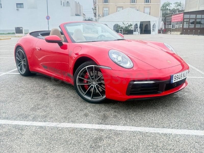 Usado Porsche 911 Carrera 4S Cabriolet 450 CV (330 kW) 2021 Rojo Descapotable