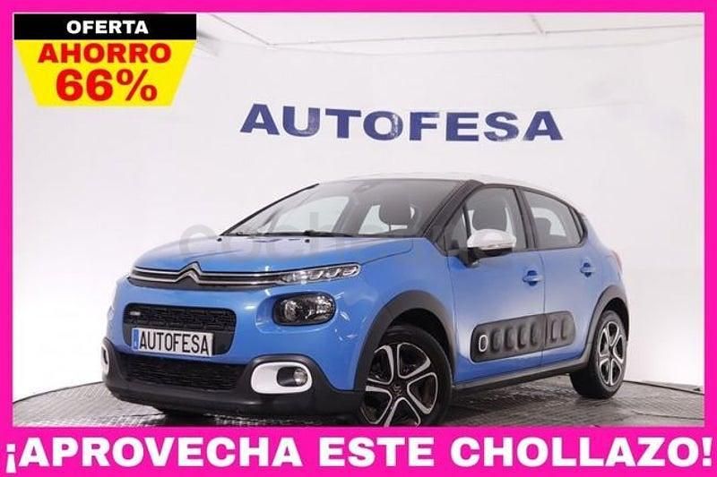 Usado Citroën C3 PureTech 82 CV (60 kW) 2017 Azul Berlina