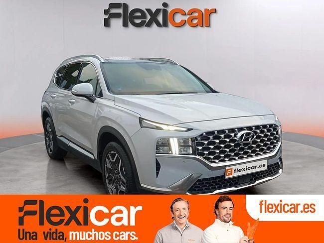 Blanco Usado 2021 Hyundai Santa Fe SUV | 35.490 € (Un poco caro) - Imagen 1/4