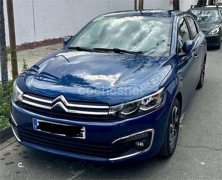 Usado Citroën C-Elysee I PureTech 82 CV (60 kW) 2018 Azul Berlina