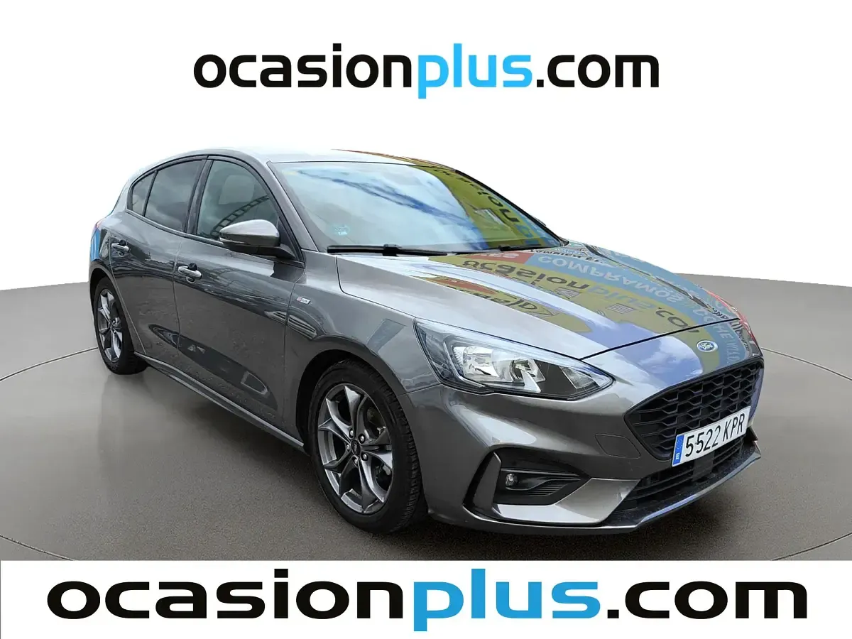 Usado Ford Focus ST-Line 125 CV (91 kW) 2018 Gris Utilitario
