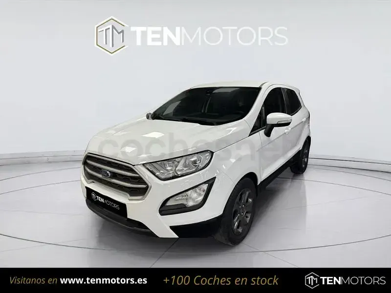 Usado Ford Ecosport Trend 100 CV (73 kW) 2020 Blanco SUV