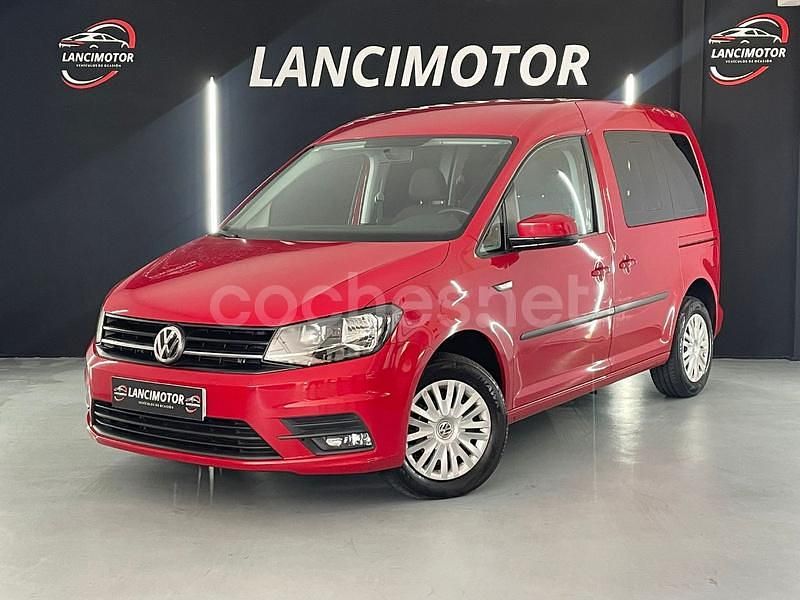 Rojo Usado 2020 VW Caddy Trendline Monovolumen | 15.990 € (Precio justo) - Imagen 1/4