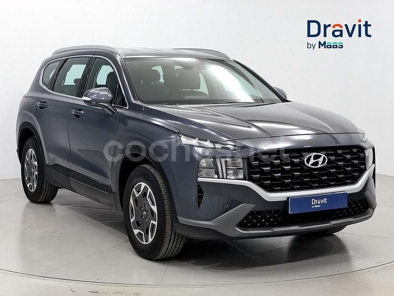 Azul Usado 2021 Hyundai Santa Fe SUV | 32.980 € (Precio justo) - Imagen 1/4