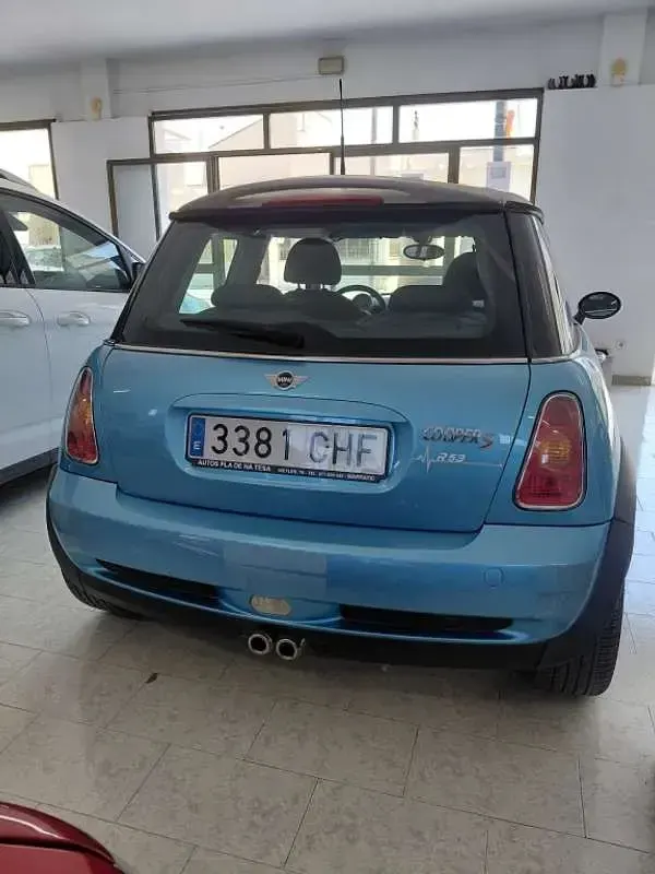Usado Mini Cooper S 163 CV (119 kW) 2003 Azul Utilitario