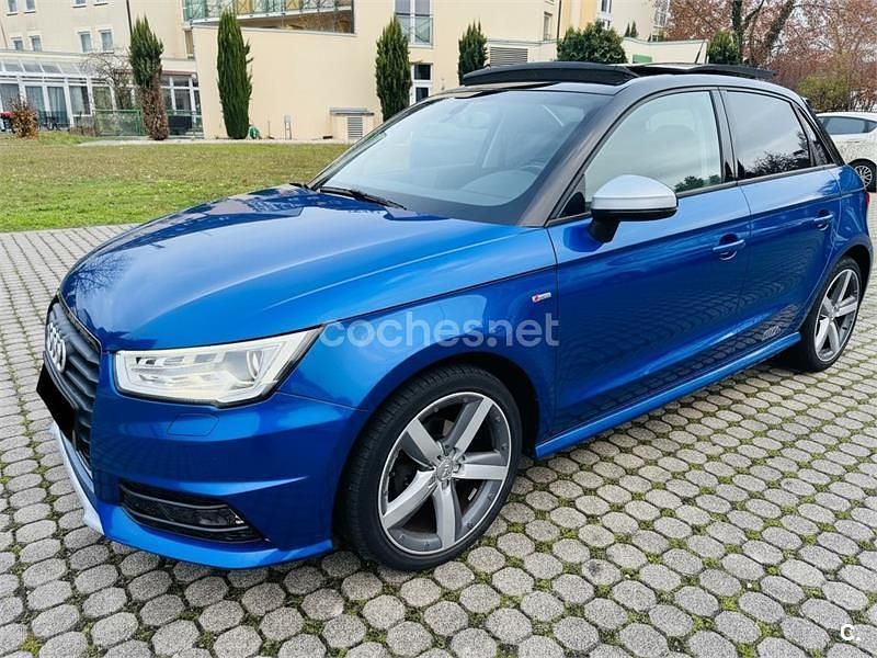 Usado Audi A1 Sportback S-Line 95 CV (69 kW) 2018 Azul Utilitario