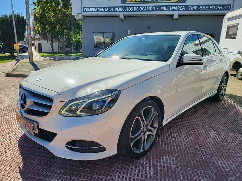 Usado Mercedes E220 Avantgarde 170 CV (125 kW) 2016 Blanco Berlina