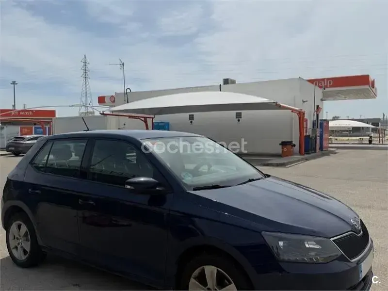Brugt Skoda Fabia 75 HK (55 kW) 2017 Blå Sedan