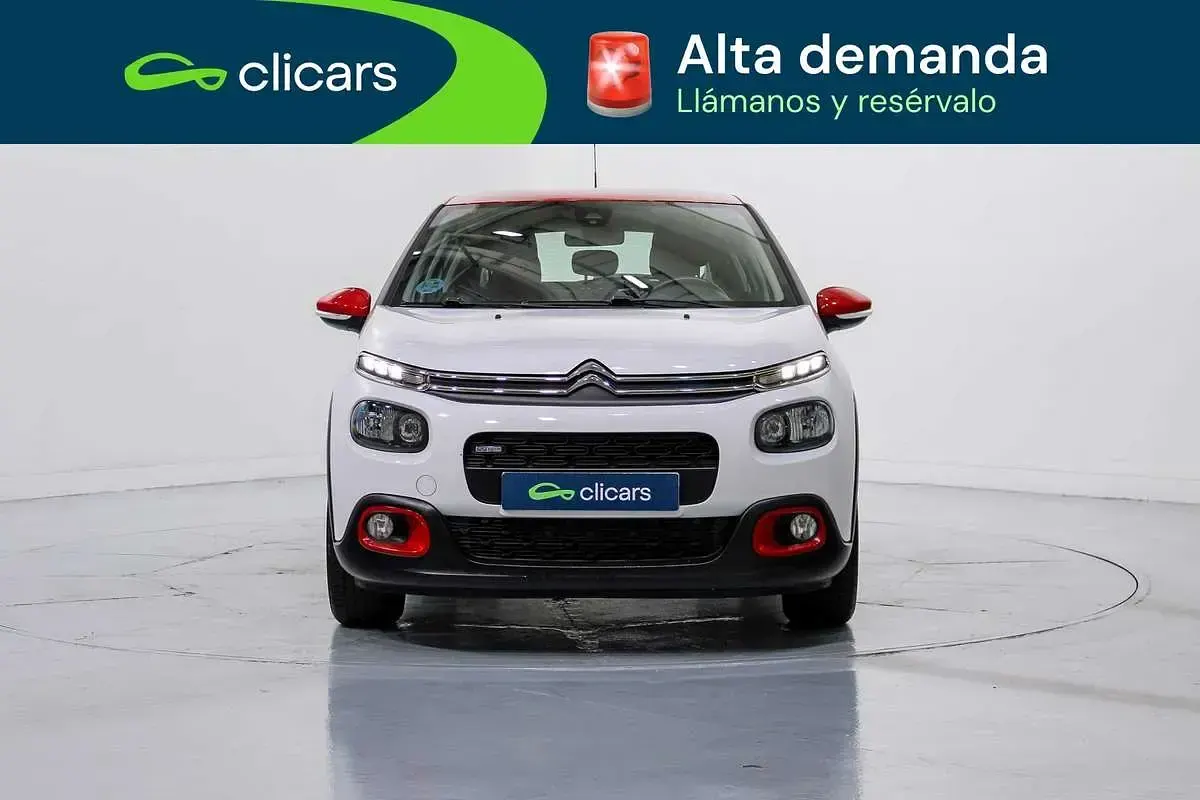 Usado Citroën C3 Feel 68 CV (50 kW) 2017 Blanco Utilitario