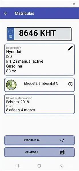 Usado Hyundai i20 84 CV (61 kW) 2018 Blanco Berlina