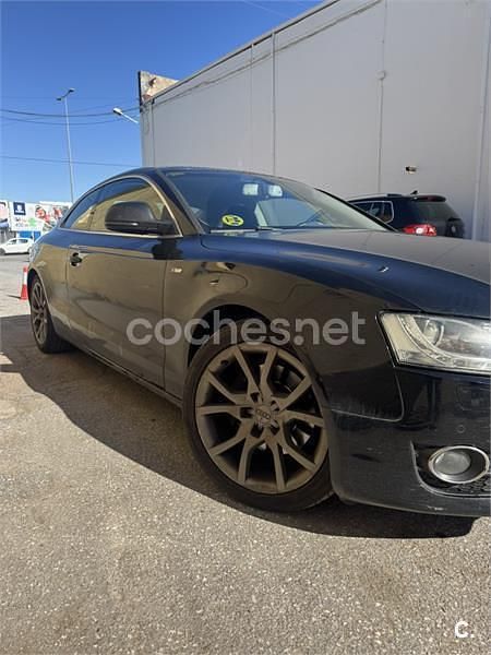 Usado Audi A5 190 CV (139 kW) 2009 Negro Coupe