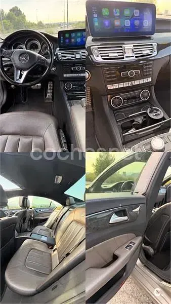 Usado Mercedes CLS350 265 CV (194 kW) 2012 Gris / plata Coupe