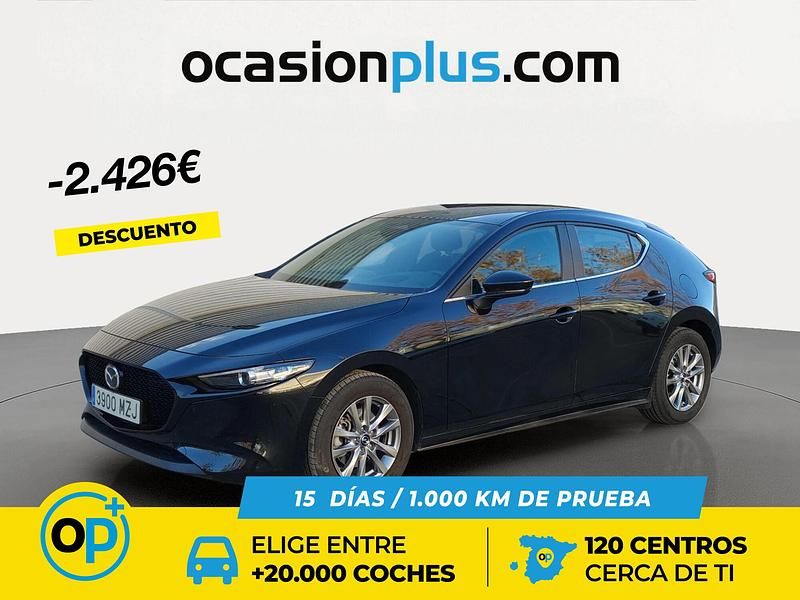 Usado Mazda 3 Prime-Line 140 CV (102 kW) 2025 Negro Berlina
