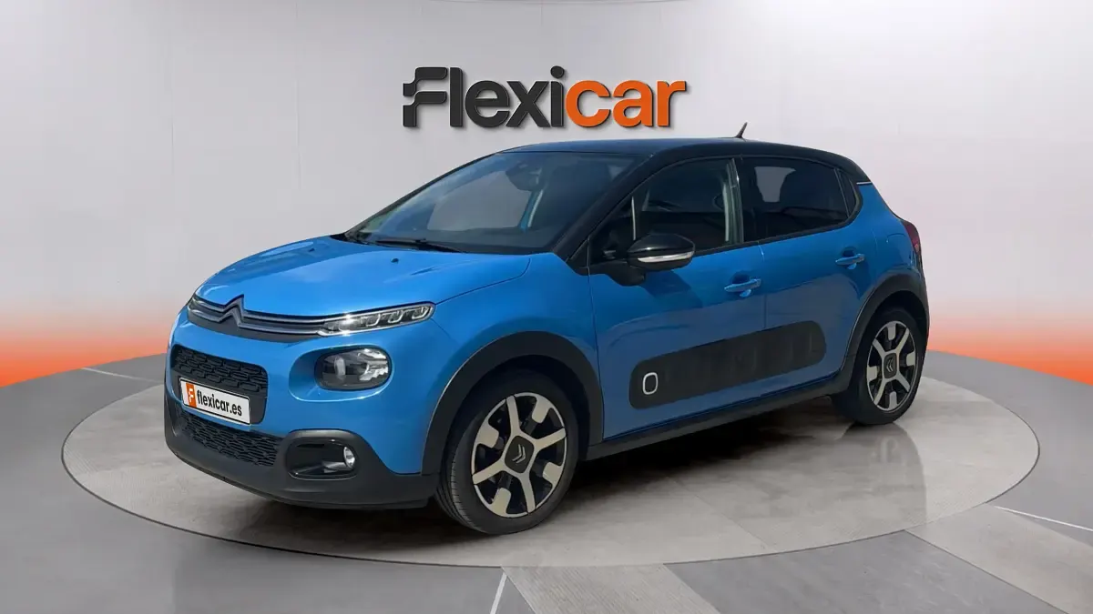 Usado Citroën C3 Feel 68 CV (50 kW) 2018 Azul Utilitario