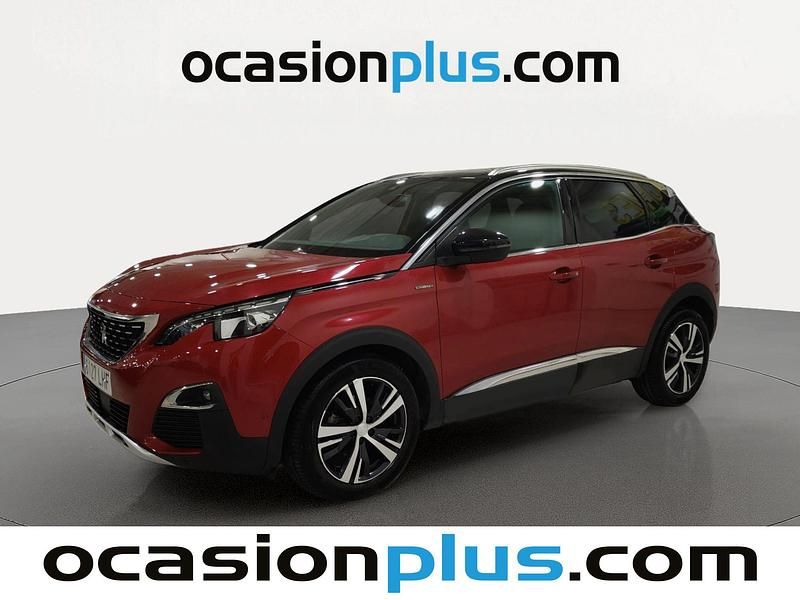 Rojo Usado 2020 Peugeot 3008 GT-line SUV | 15.446 € (Precio justo) - Imagen 1/4