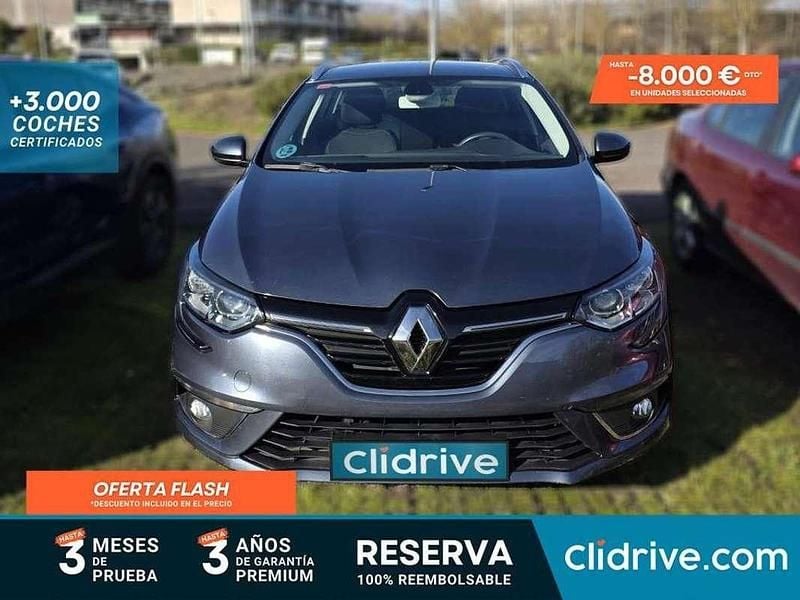 Gris Usado 2017 Renault Mégane GrandTour GT Familiar | 9990 € (Super precio) - Imagen 1/3