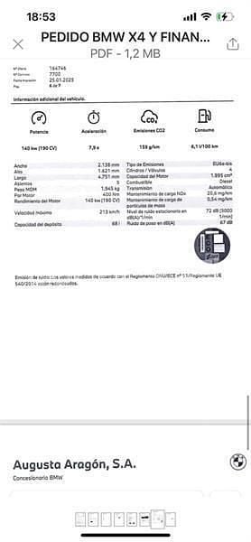 Usado BMW X4 xLine 190 CV (139 kW) 2025 Negro SUV