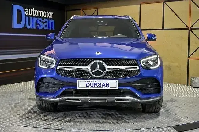 Usado Mercedes GLC300 320 CV (235 kW) 2022 Azul SUV